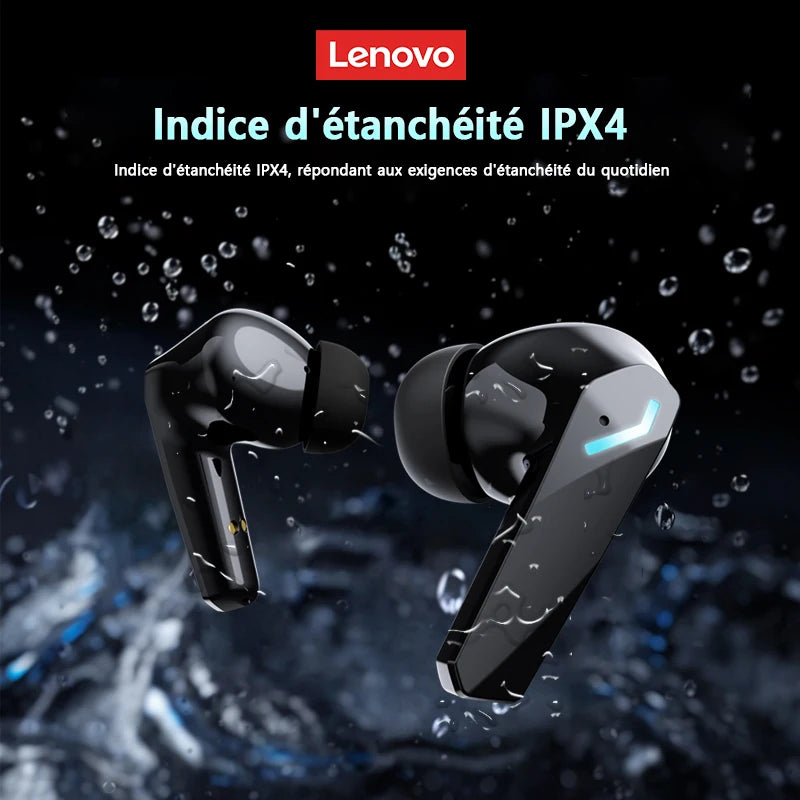 New Lenovo XT53 Wireless Upgrade Bluetooth 5.4 Earphones LED Digital Display Waterproof Headphones Low Latency Gaming Earbuds