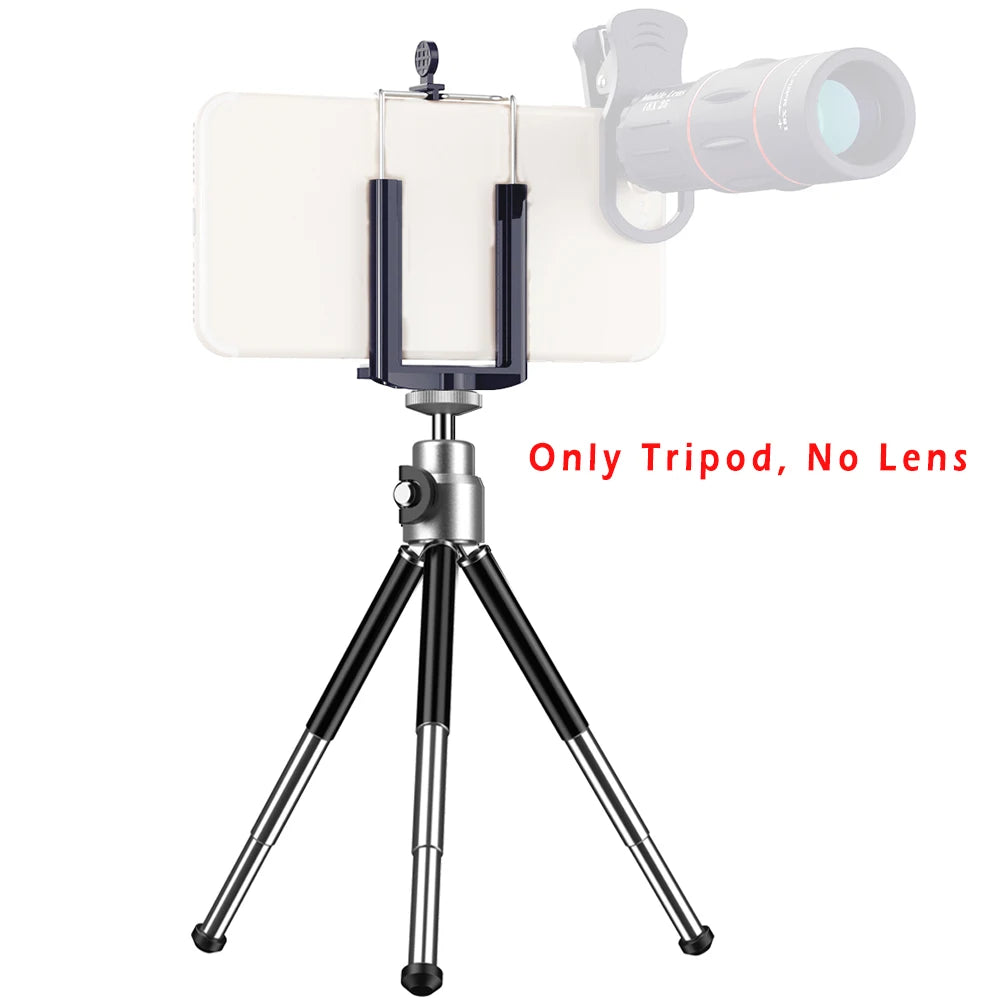 APEXEL Telescope Telephoto Lens 18X Zoom Lens with Tripod Monocular Mobile Phone Camera Lens for Smartphones Lente Para Celular